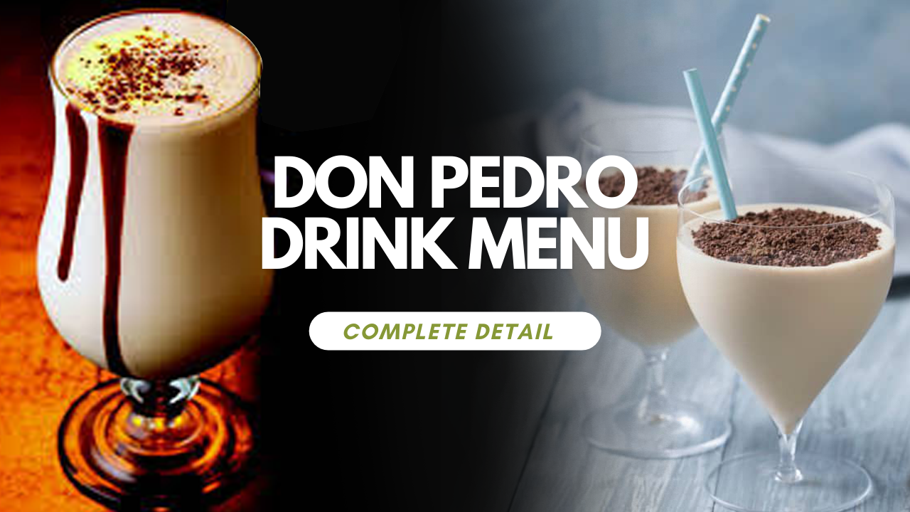 Don Pedro Drink Menu (2023)