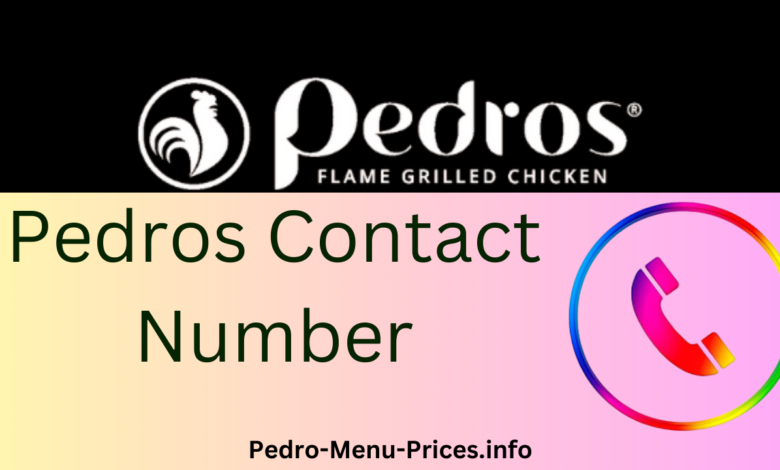 Pedros contact number