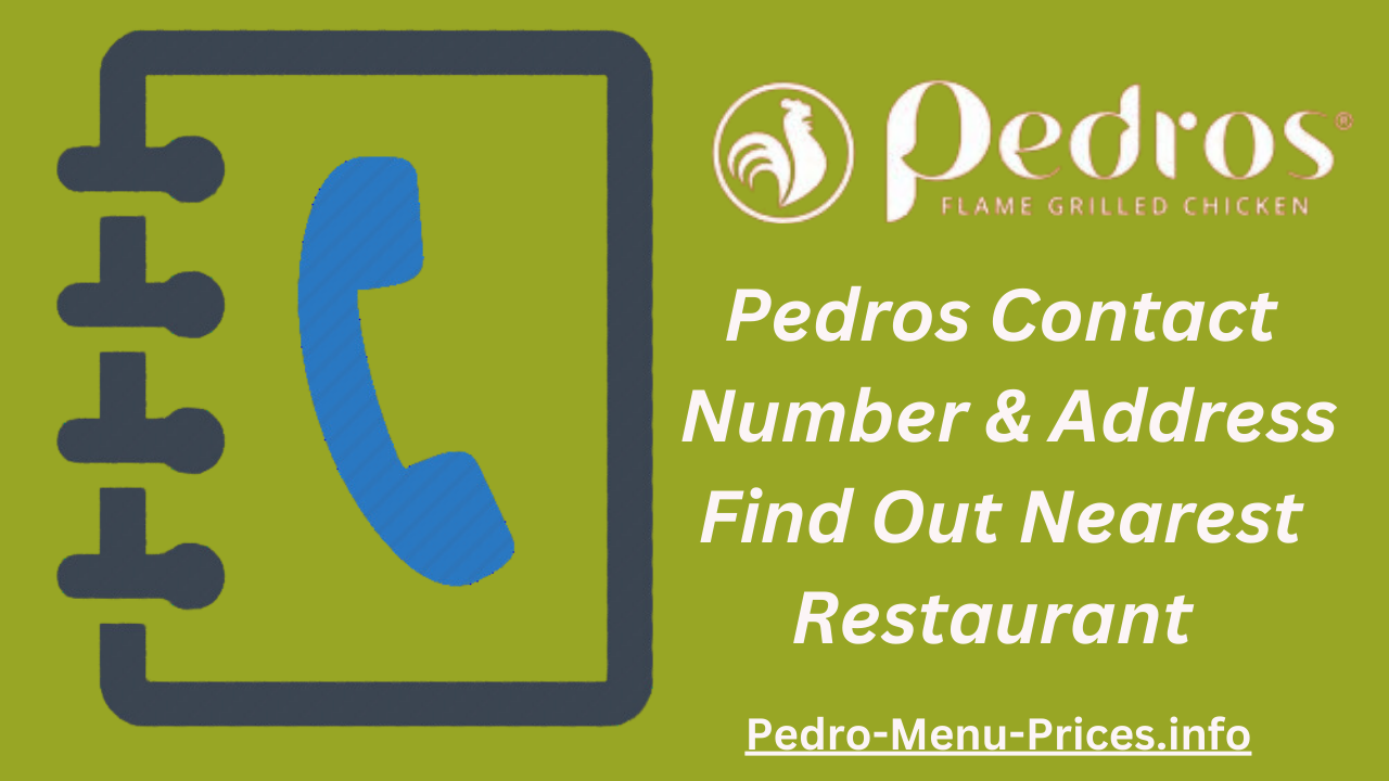 Pedros Contact Number