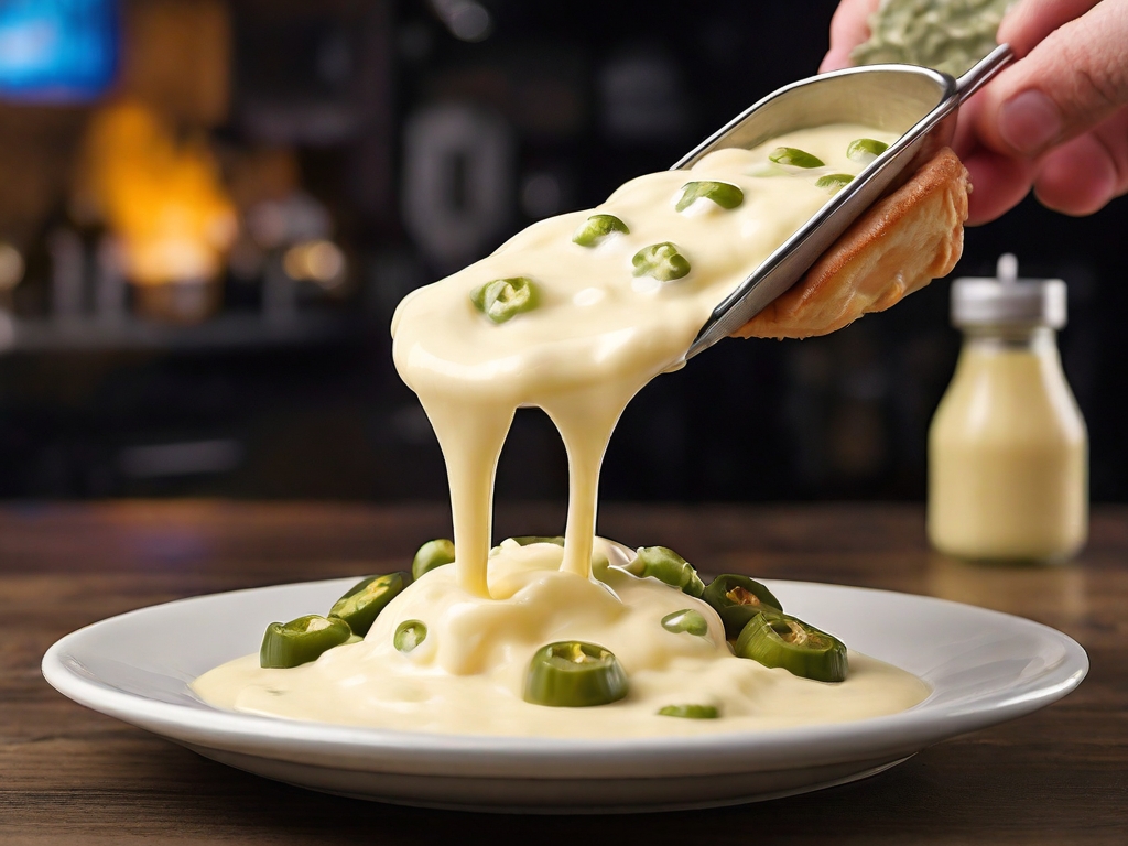 Cheese Dip

Our delicious white cheese sauce with jalapenos

$10.32